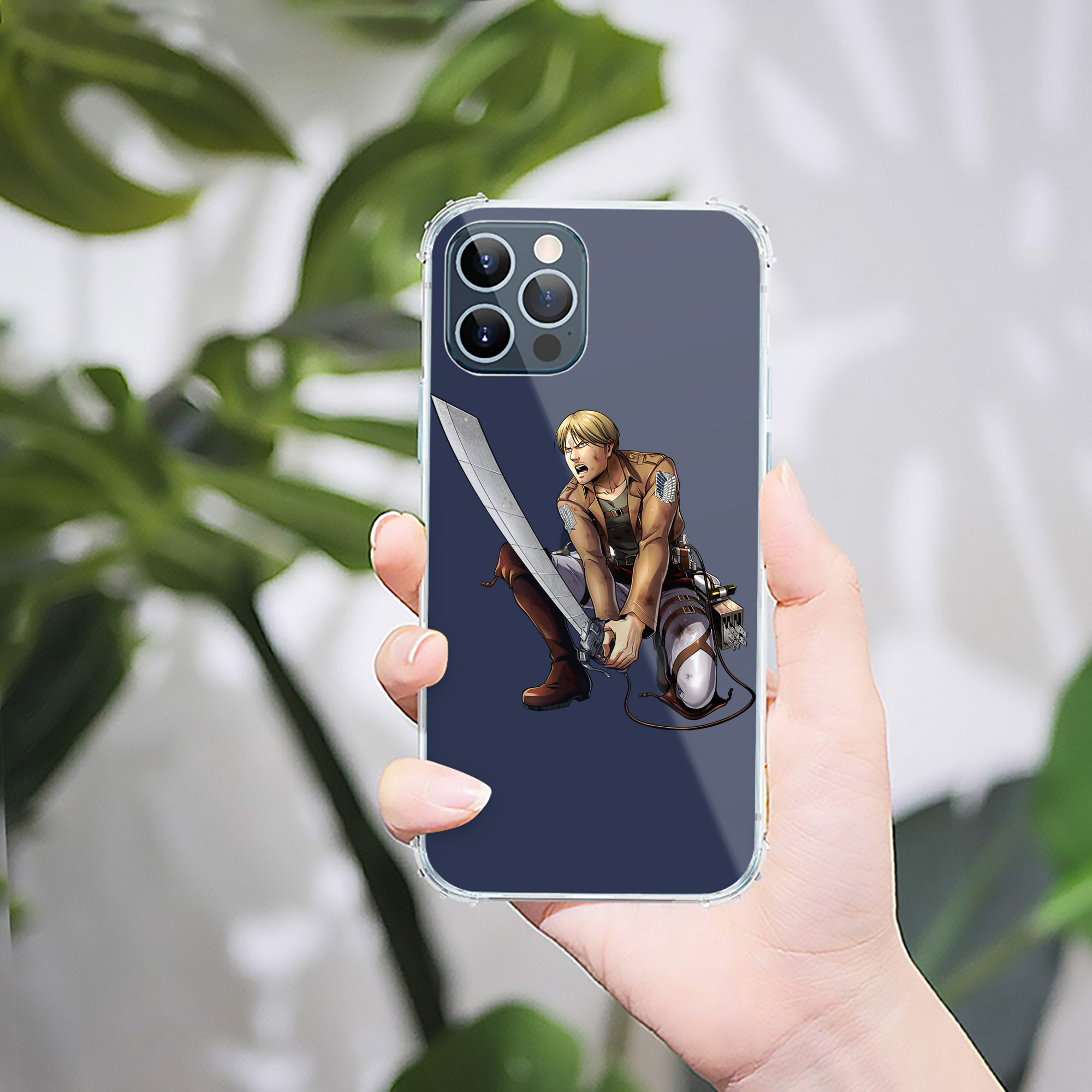（画像用） 進撃の巨人 ミケ·ザカリアス Attack on Titan Mike Zakarius 【iPhone 12シリーズ対応】透明スマホケース（クリアソフトケース）